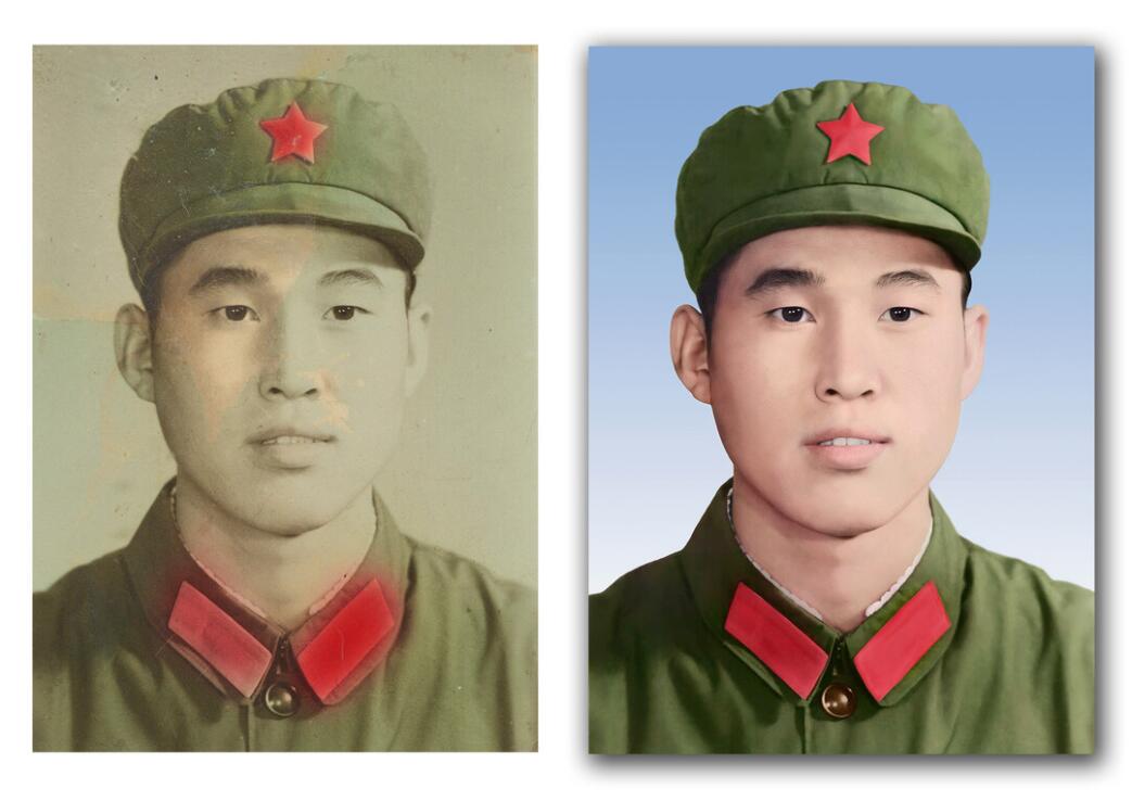 易门破损照片修复-18